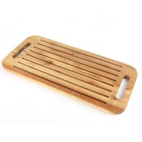 Custom acacia wood bread cutting chopping board  kitchen use