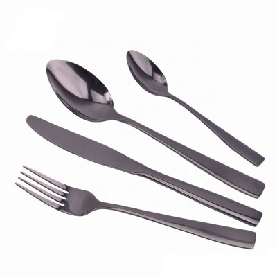 Modern and Fashionable 16 Piece Titanium Utility Cutlery set