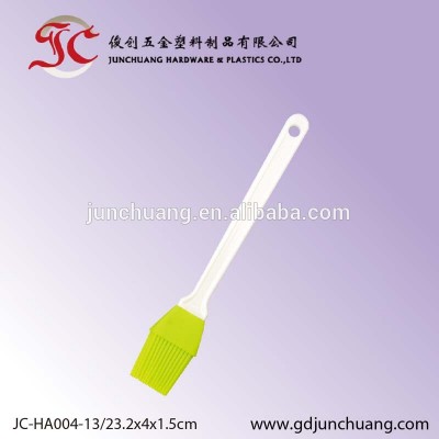 Food safe plastic handle silicone BBQ basting pastry brush